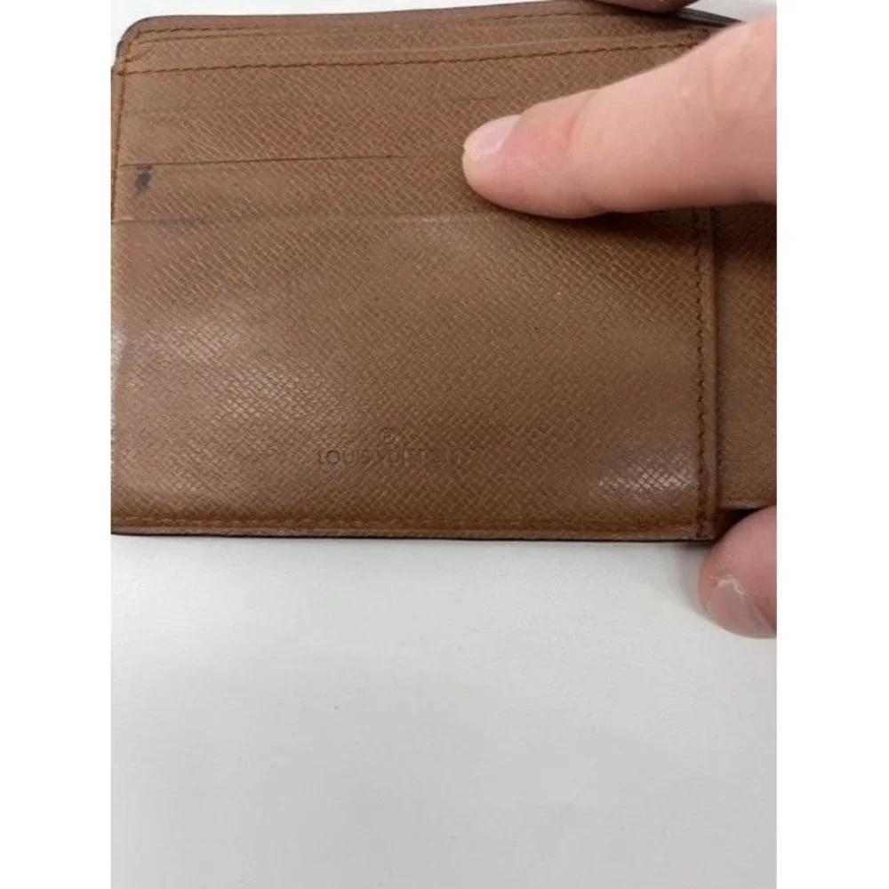 AUTHENTIC Louis Vuitton Brown Monogram Canvas Wallet
